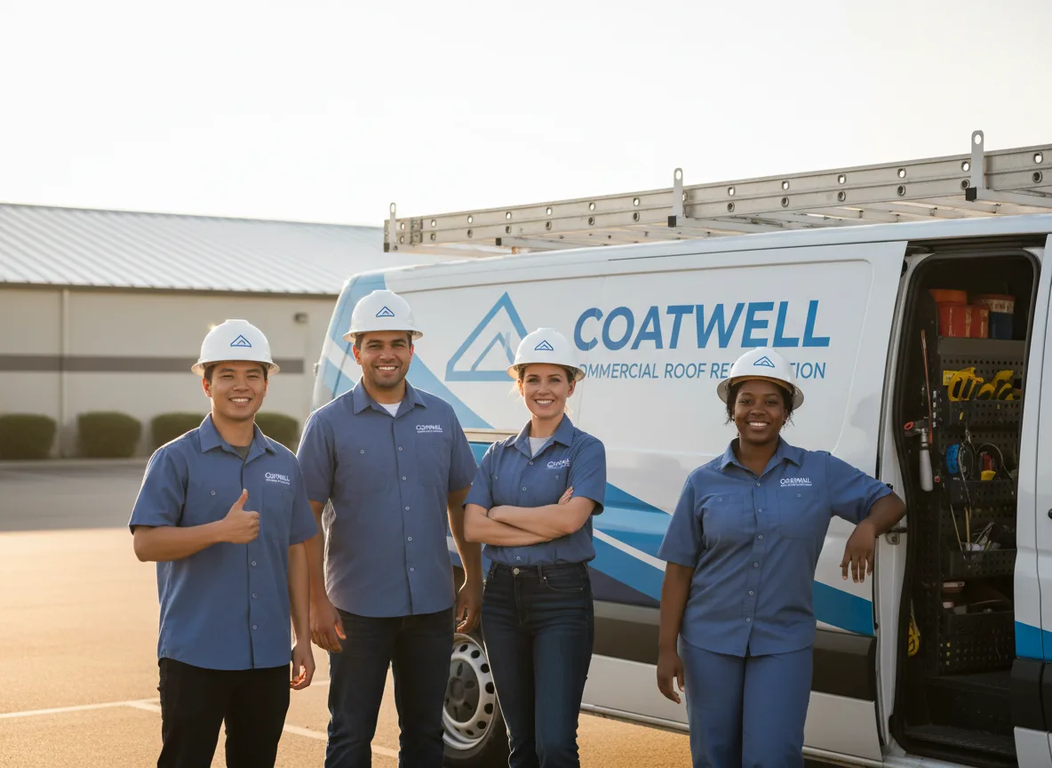Commercial roof coating company in Chester, IA
